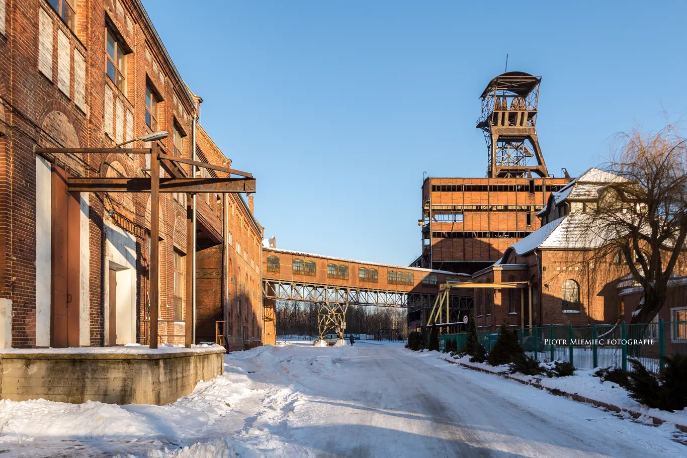 KWK ludwik w zimowej scenerii