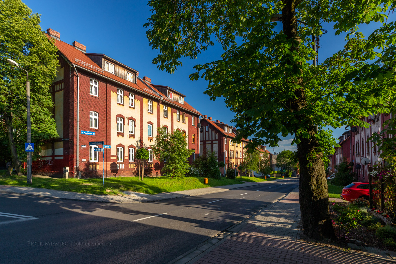 Katowice Dąb domy robotnicze