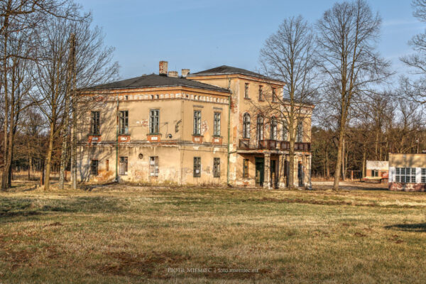 Opuszczony pałac myśliwski Donnersmarcków