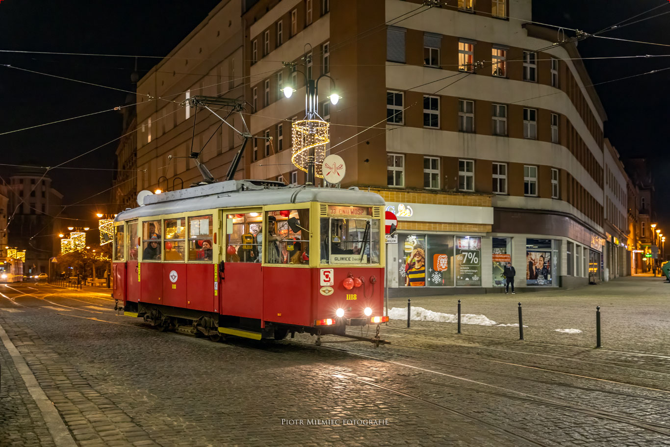 Zabytkowy tramwaj w Zabrzu