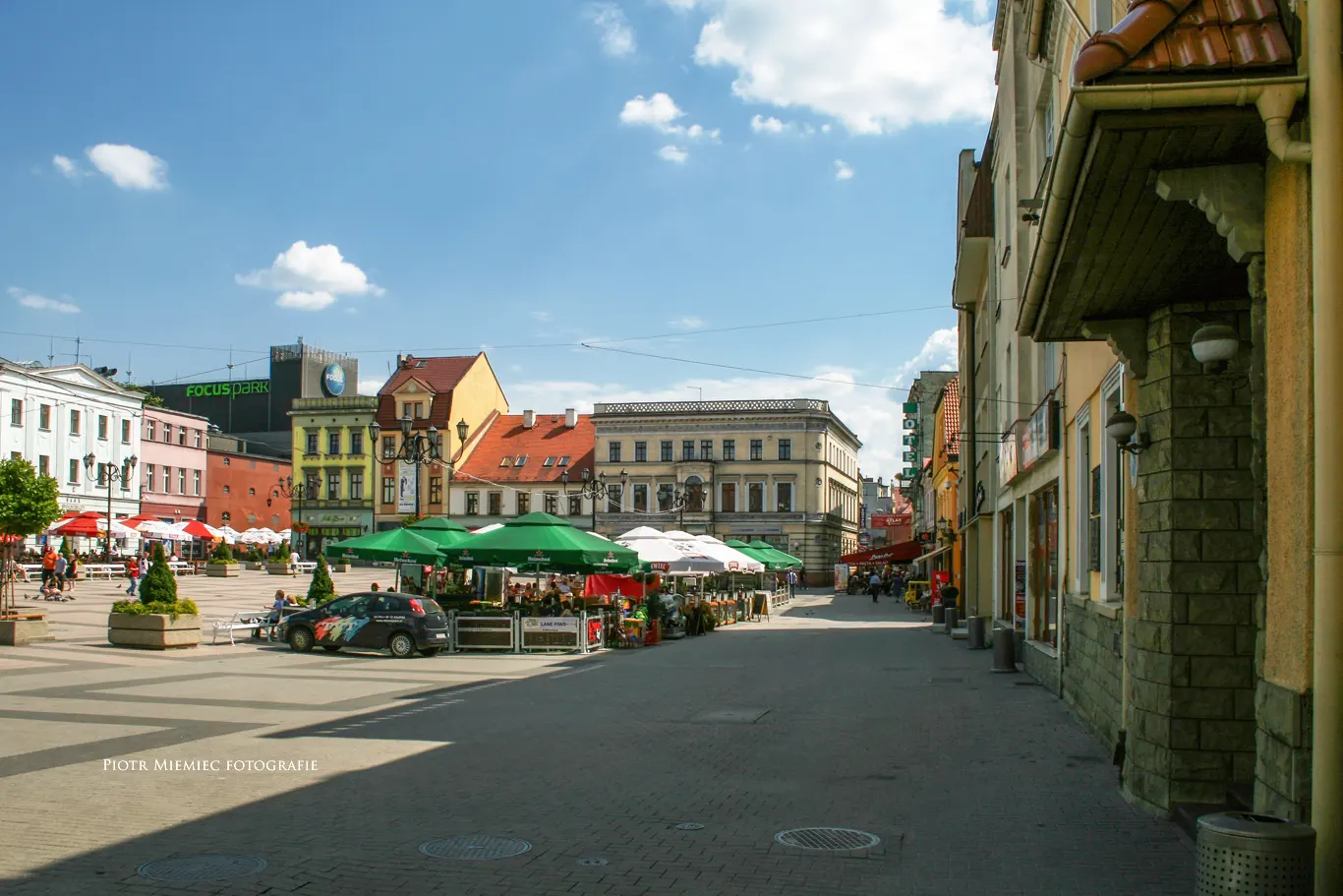 Rynek w Rybniku lipiec 2010