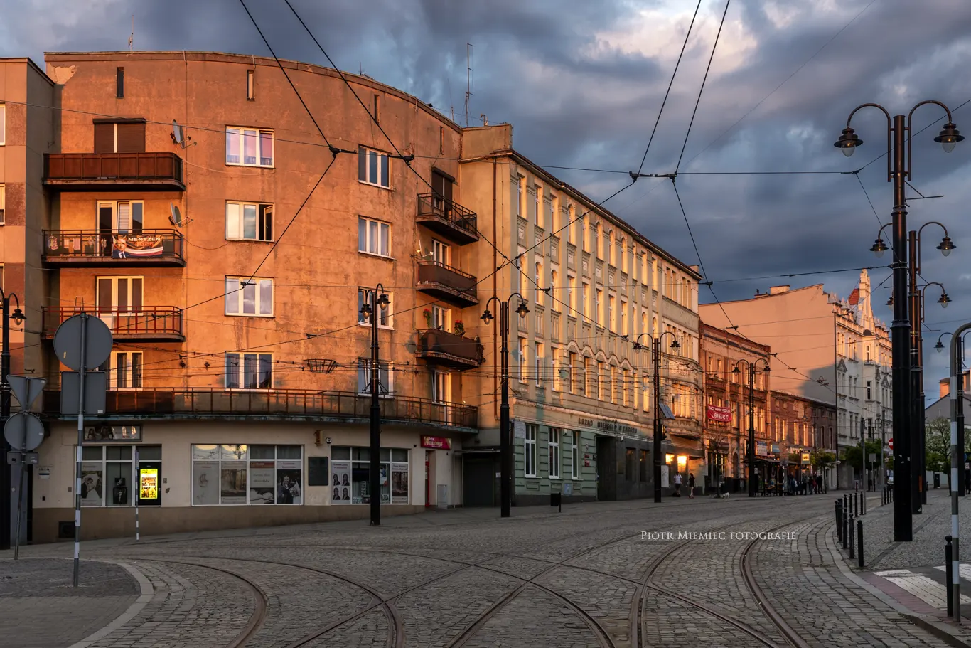 Zabrzańska pajęczyna, czyli fragment placu Wolności