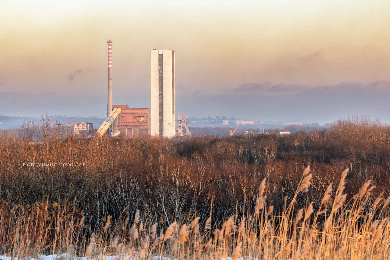 Widok w stronę Kopalni Makoszowy