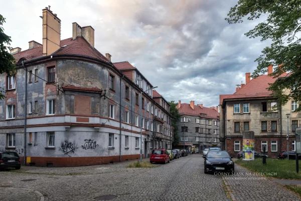 Bytom Rozbark, ulica Świętej Kingi