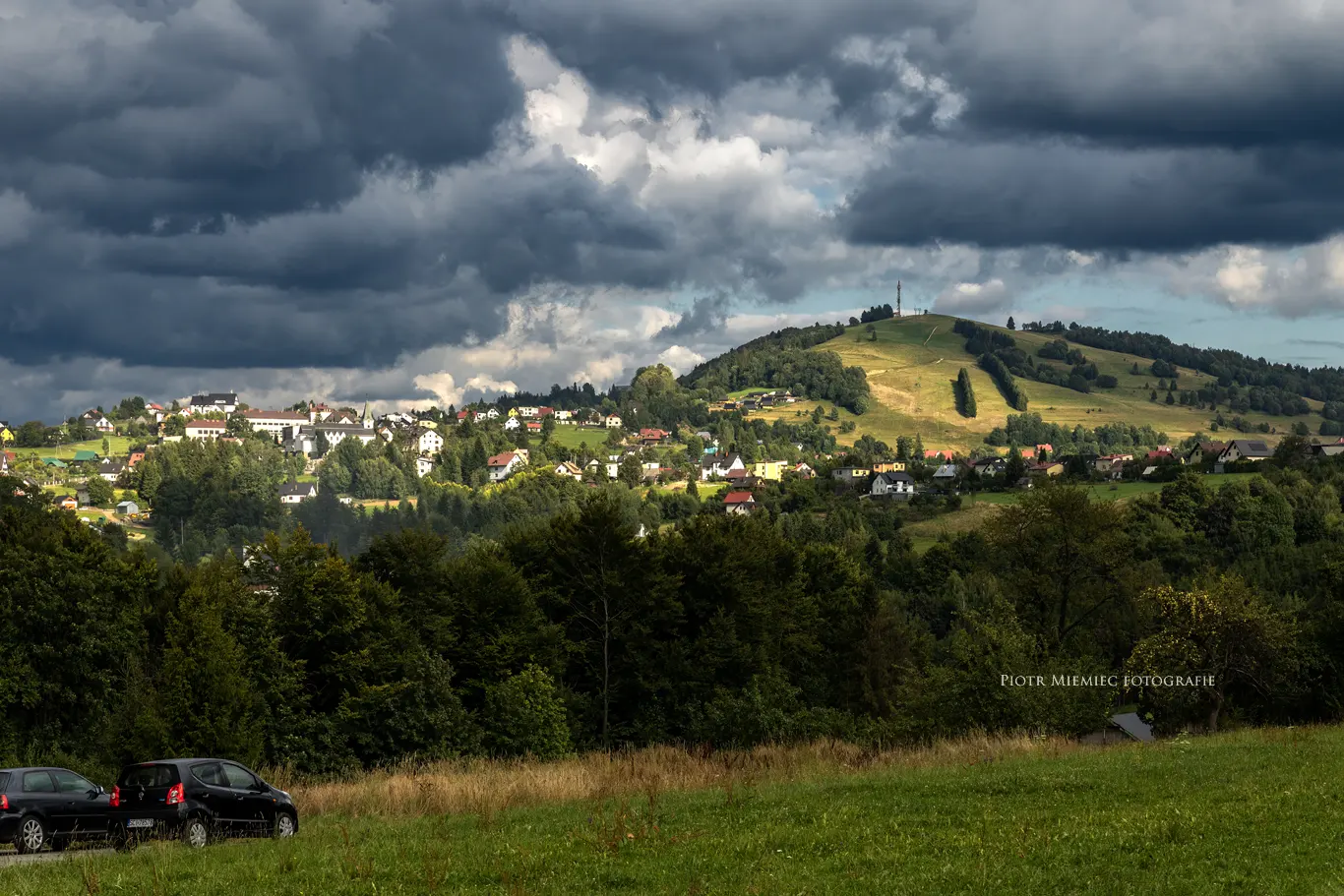 Widok w stronę Koniakowa