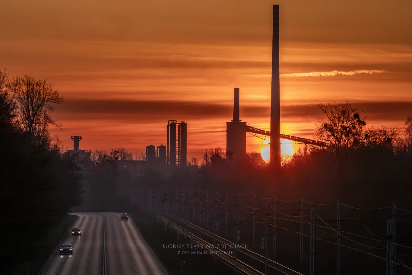 Wschód słońca nad DK 88